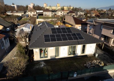 Fotovoltaické panely, rodinný dom